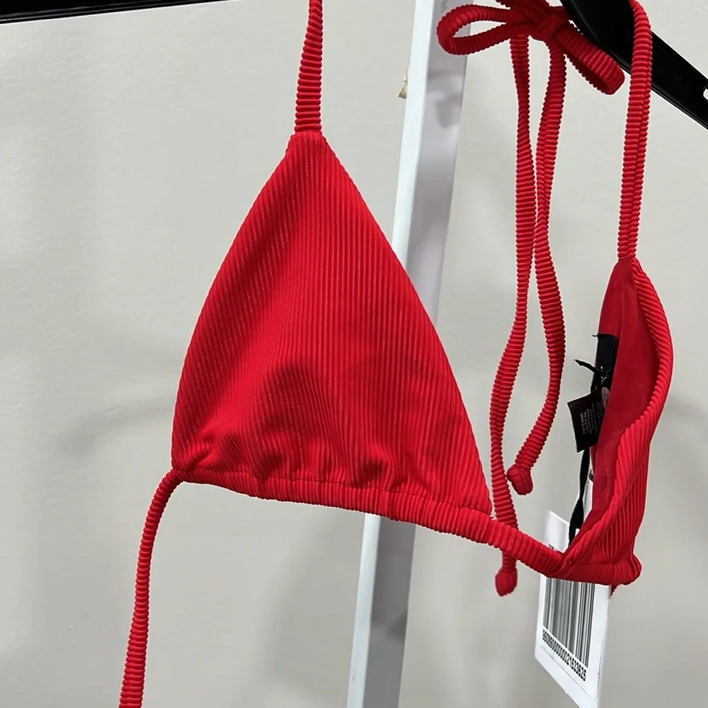 Beach Riot Core Collection Soleil top Red - Picture 4 of 6